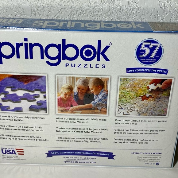 Springbok Groovy Records 1000 Pc Puzzle Doors, Pink Floyd, Hendrix, Led Zeppelin - Picture 2 of 6